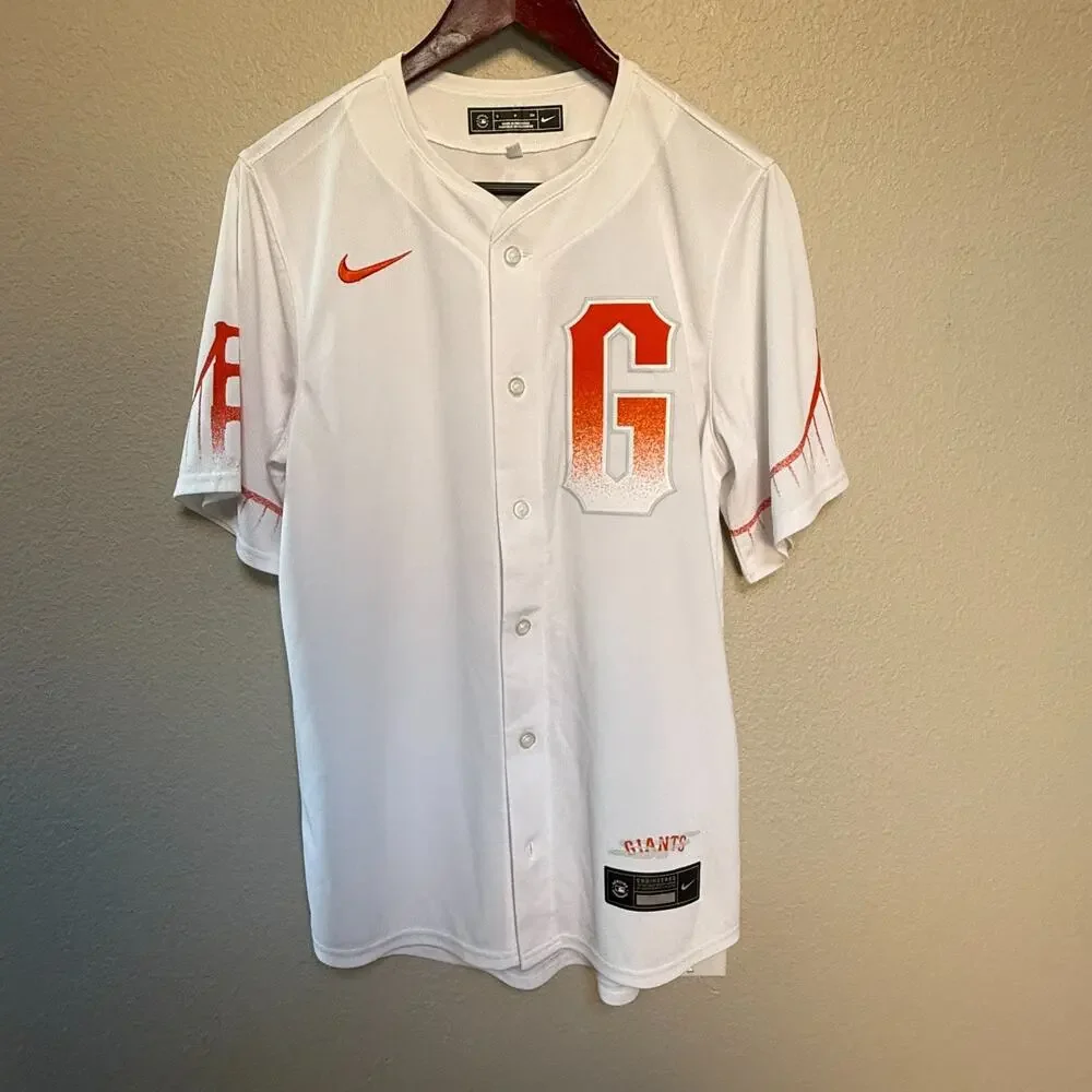 Nike San Francisco Giants City Connect Jersey Men's Size S Small Authentic White